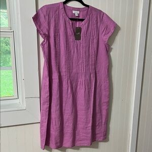 100% linen J. Jill dress tunic